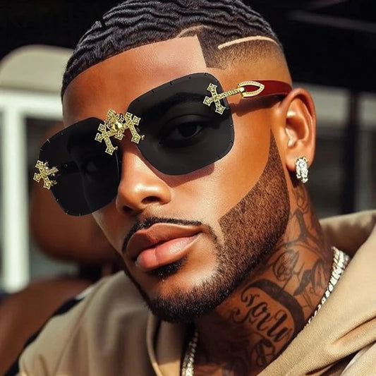 Rimless Square Luxury Shades UV400