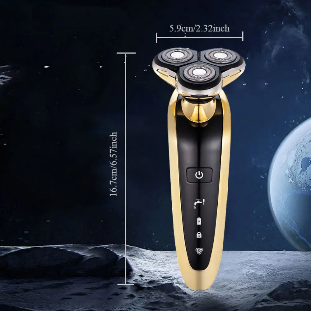 Electric Razor Cordless Rechargeable Floating Head, Portable