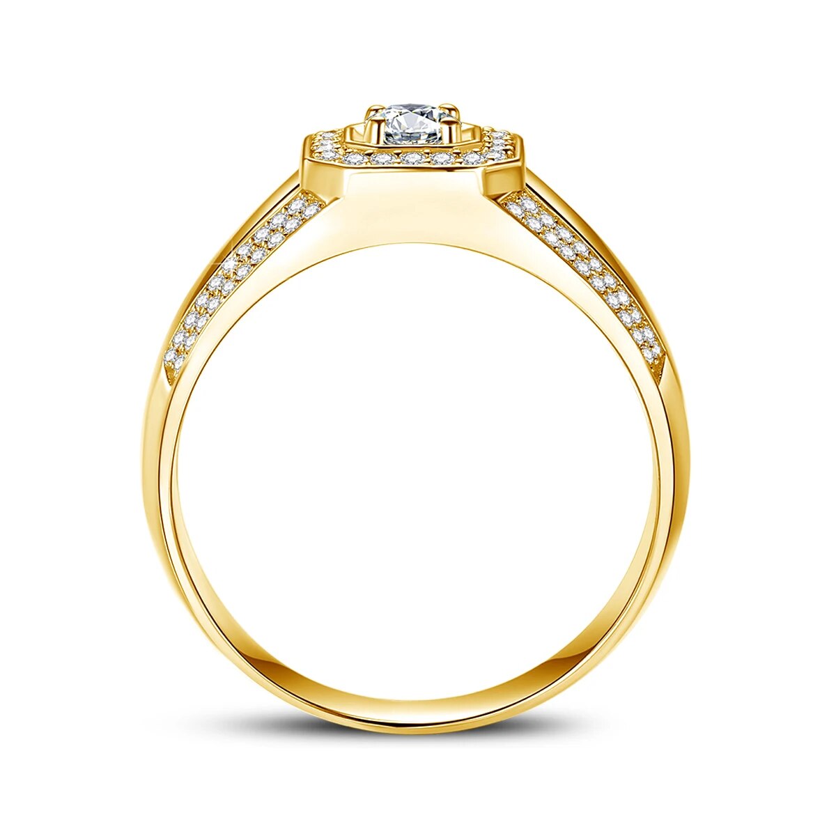Heavy Round 4mm 0.3ct Moissanite