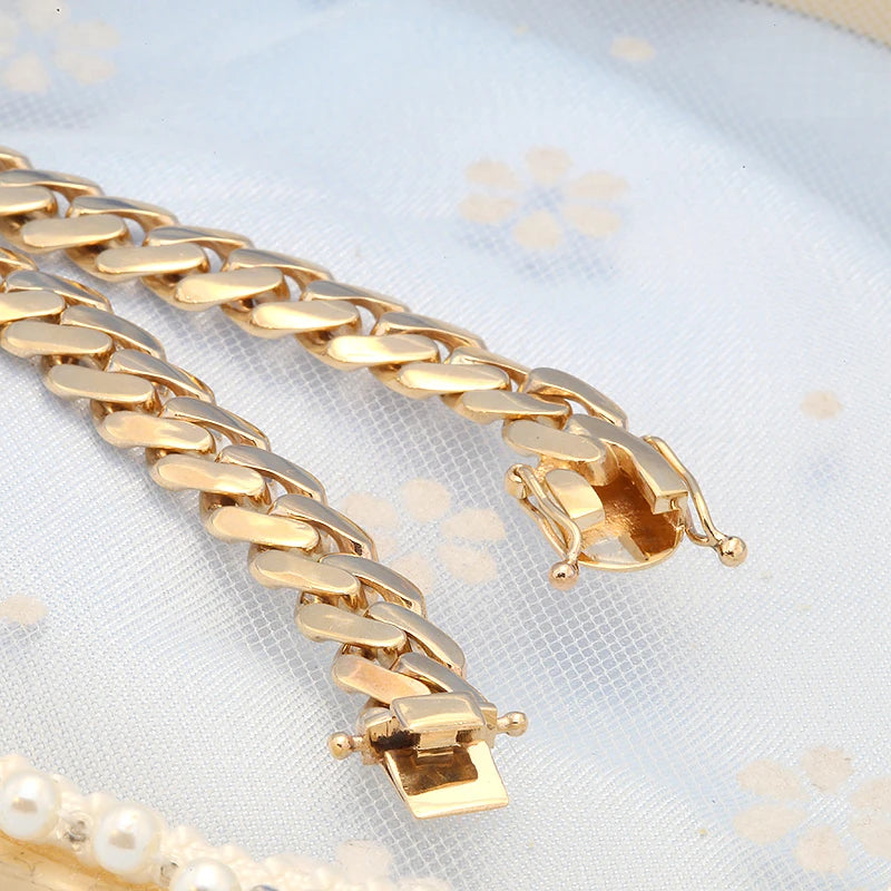 Miami Cuban 14K Gold - Jewelry Gift