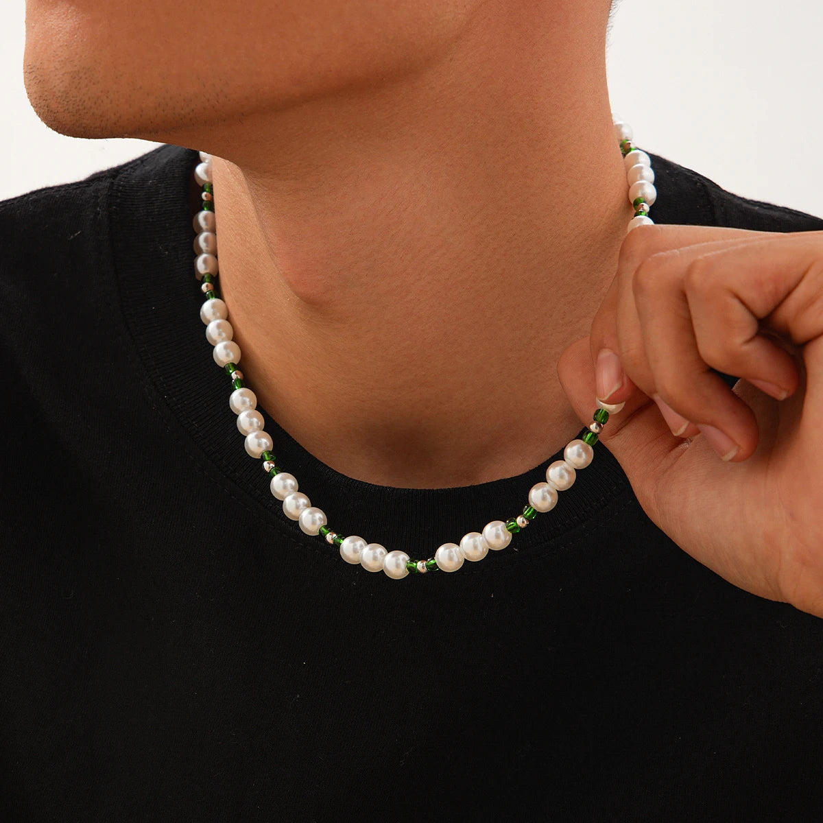 Hip Hop Pearl Necklace