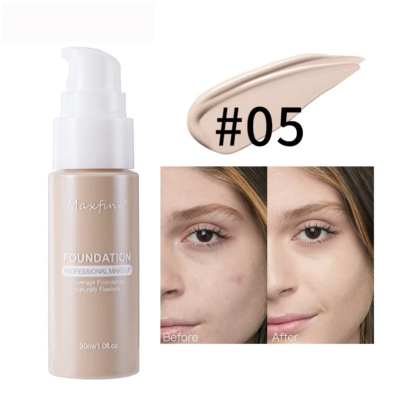 Liquid Foundation Effective | Concealer Waterproof Sweat-resistant