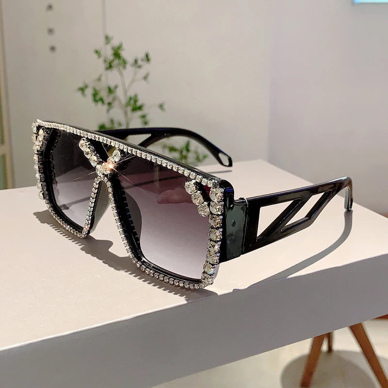 Rhinestone Trendy Decoration Sun Shades