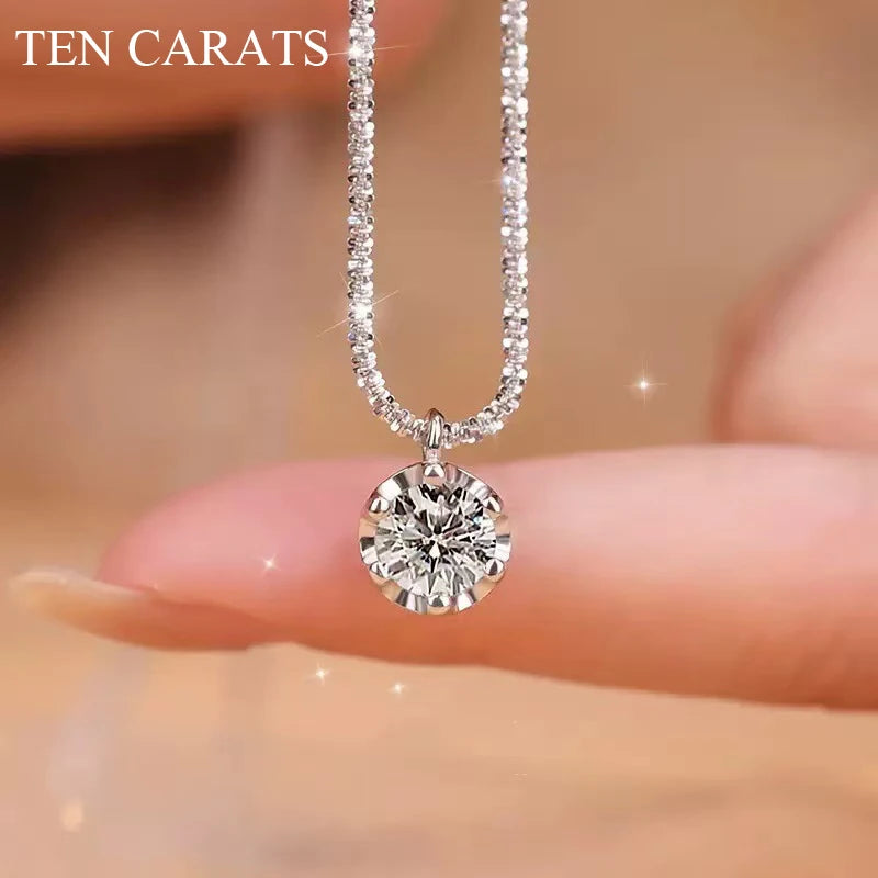 TEN CARATS 0.5-2CT Moissanite S925 sterling silver