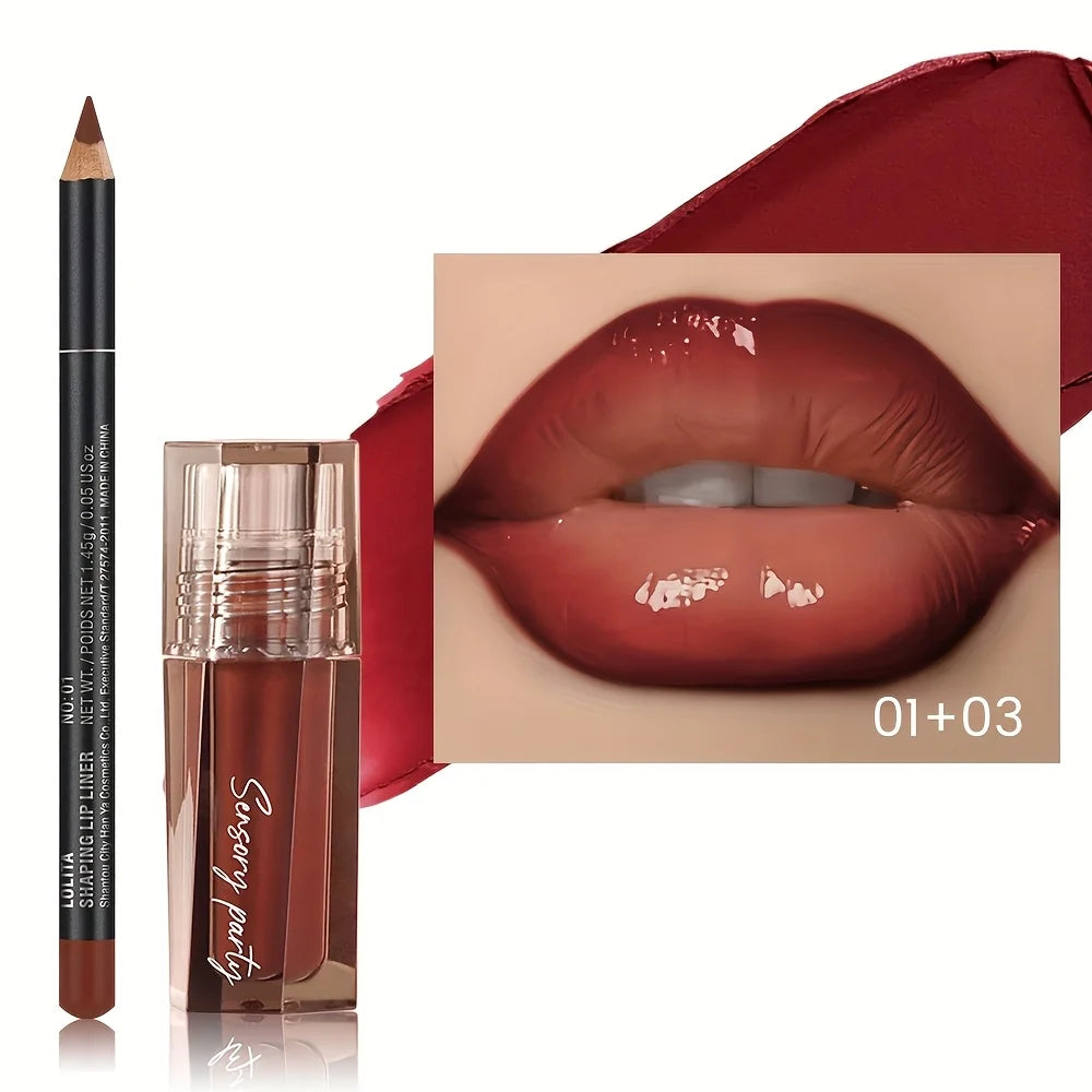 Hydrating Lip Gloss & Lip Liner Set