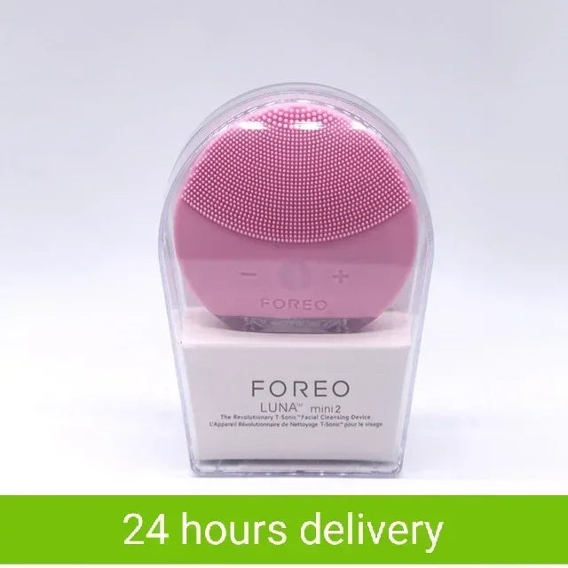 mini2 facial silicone facial cleansing brush - waterproof, level 8