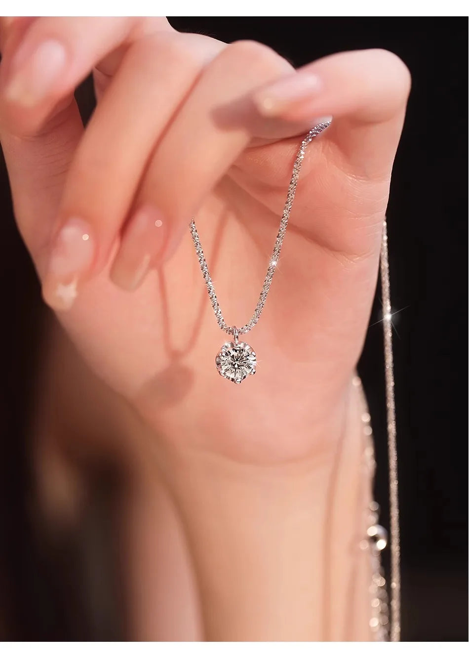 TEN CARATS 0.5-2CT Moissanite S925 sterling silver