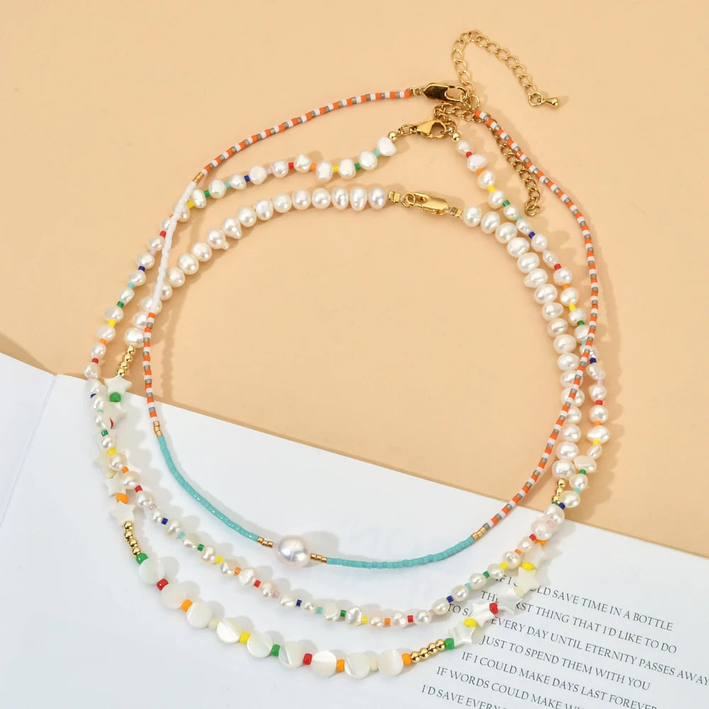 Boho Streetwear Luxury Pearl Necklace