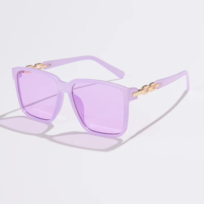 Square Style Anti-UV400 Luxury Eyeglasses