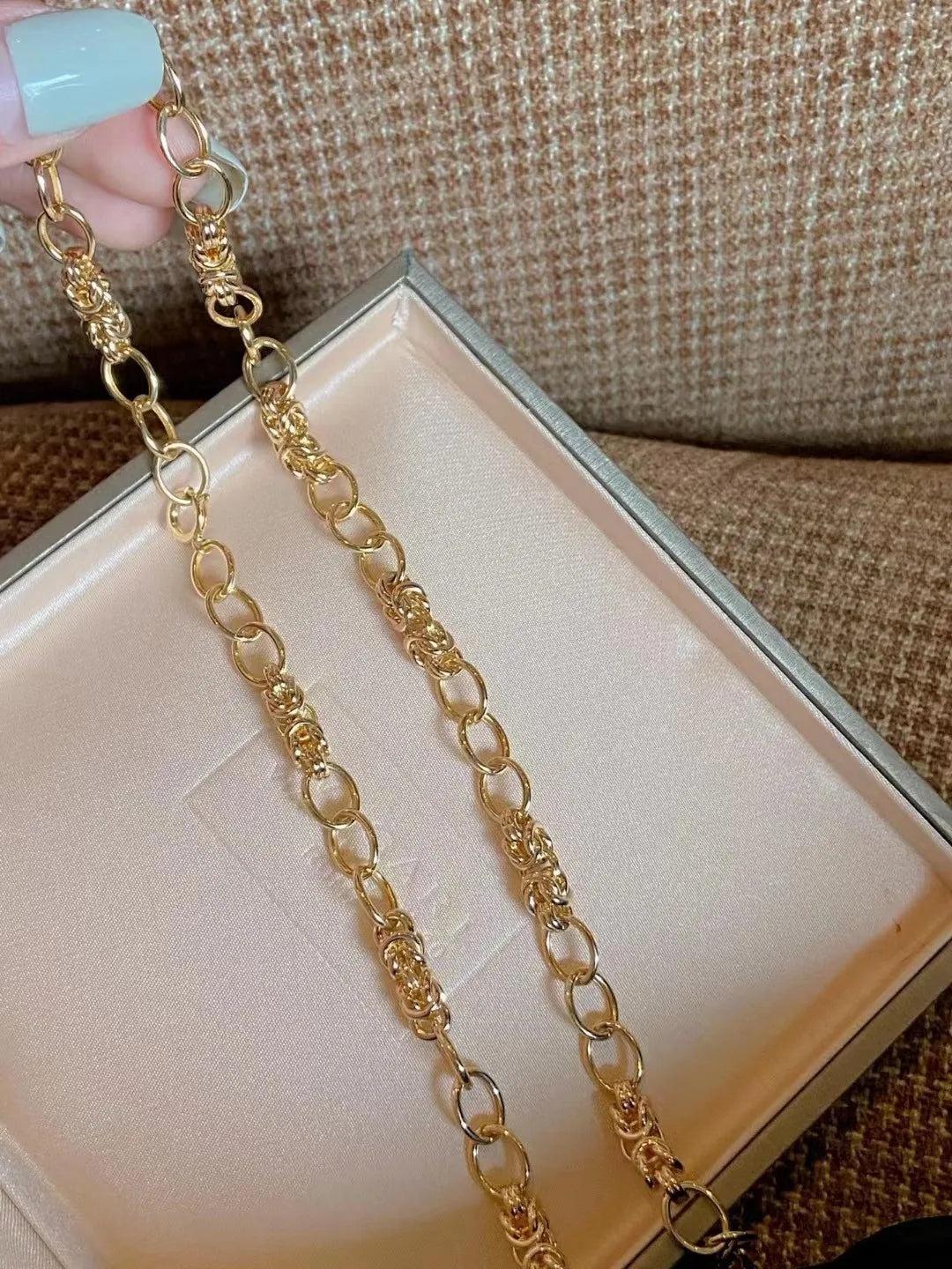 18k Original AU750 Gold Luxury Quality Jewelry