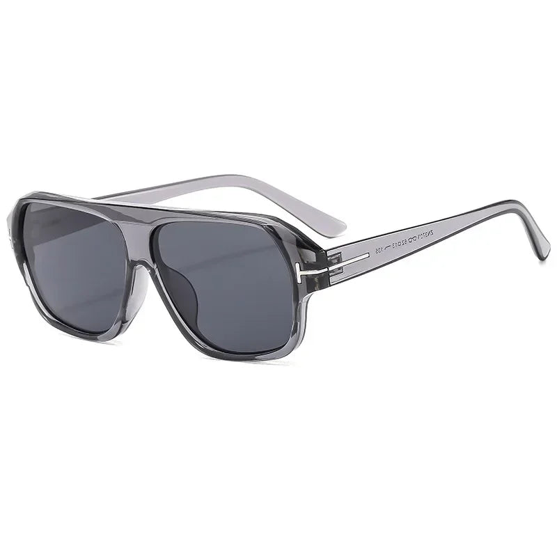 Designer Classic Rectangle Retro Sunglasses