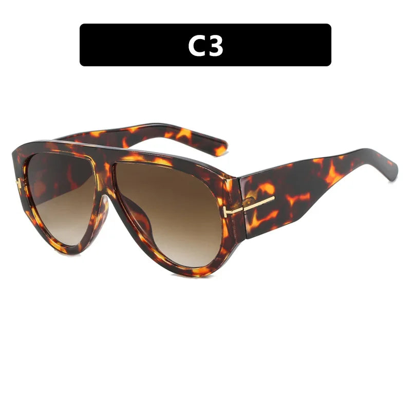 Oval Shape Trendy Street Shoot Shades - UV400