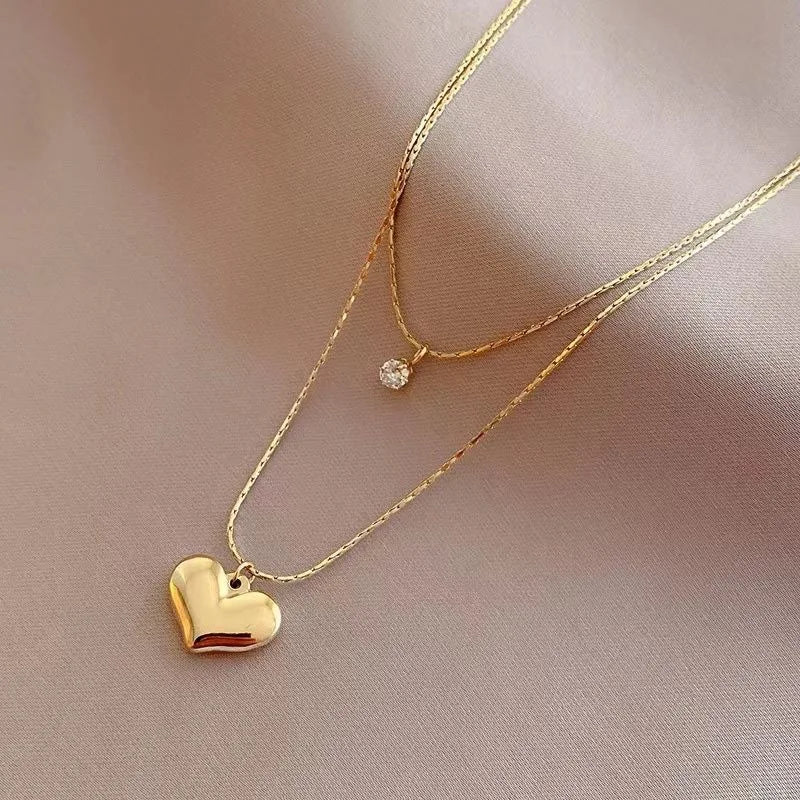 Double Layer  Exquisite Pendant