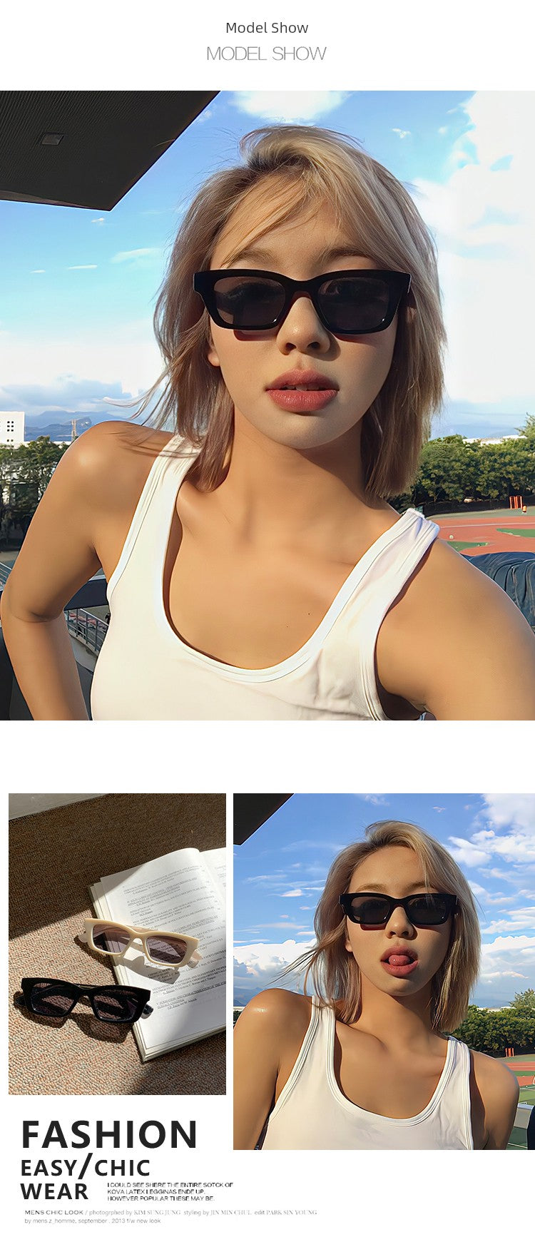American Cat's Eye Trendy Cool Sunglasses