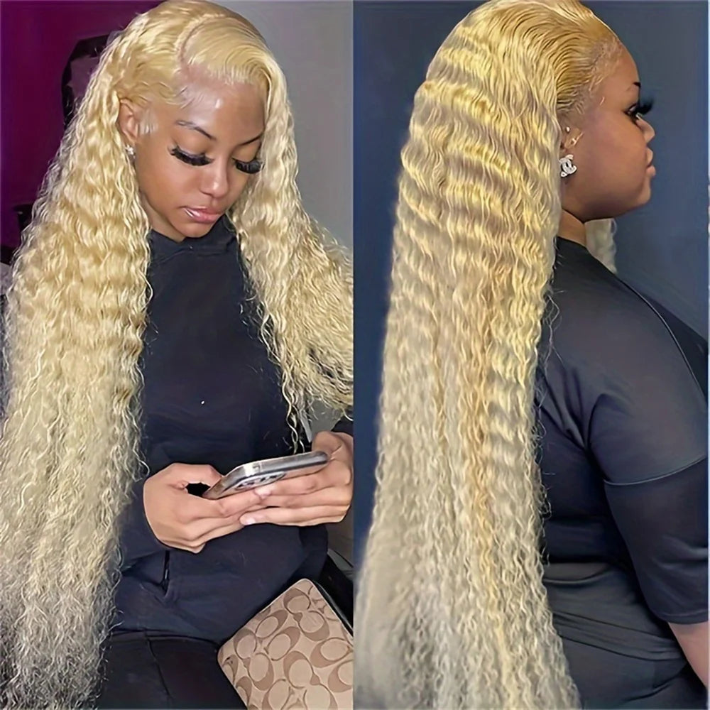 Brazilian 613 Blonde | 13x4 Lace Curly Human Hair