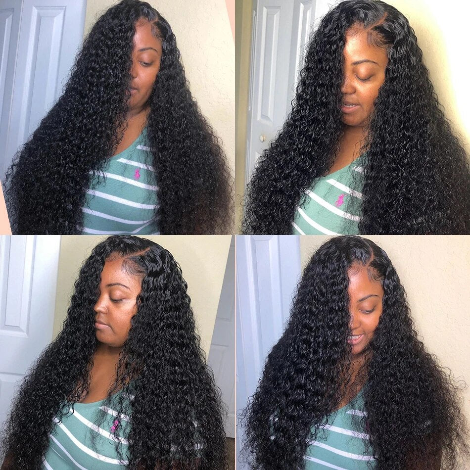 Brazillian Curly Hair With Closure Remy Human Hair