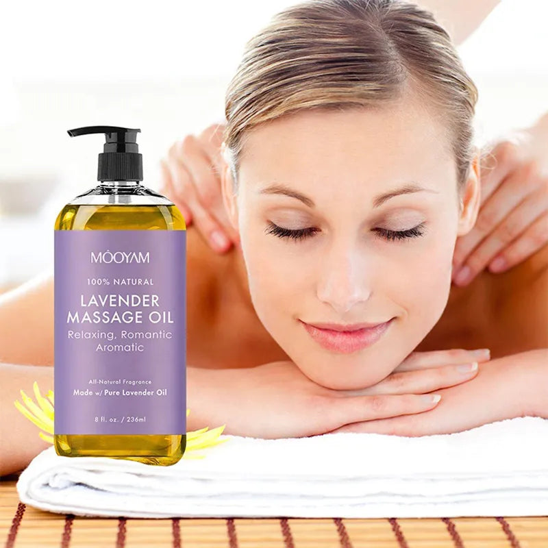 100% Pure Natural Organic Massage Body Oil