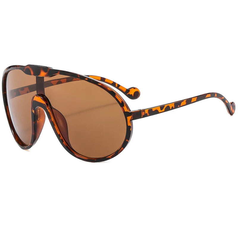 Trendy Oversized Pilot Sunglasses