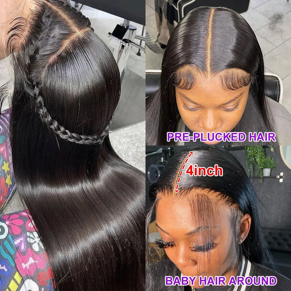 Brazilian Pre Plucked Lace Closure Wig