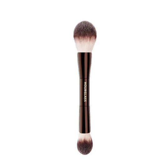 Powder Brush Soft Fiber Hair Double Head Brush