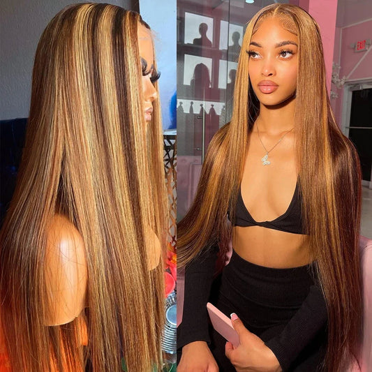 13x6 HD Lace Frontal l 13x4 Honey Blonde
