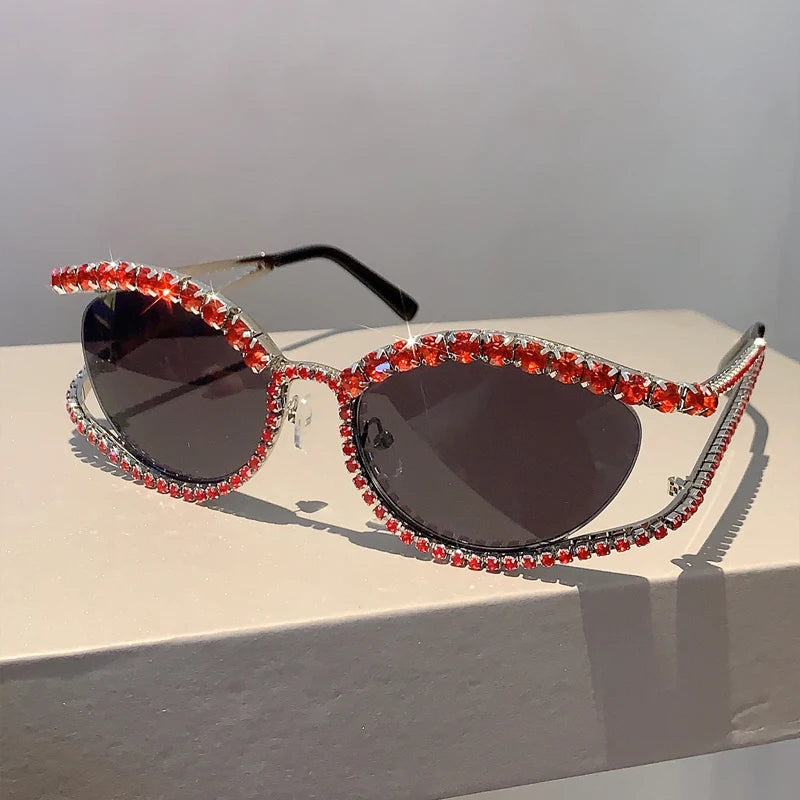 Oval Shades Trendy Luxury Eyewear