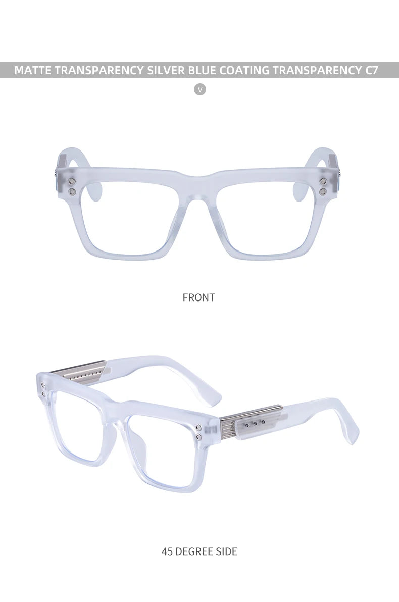 Classic Square Steampunk Eyewear -UV400