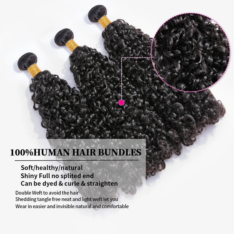 Brazilian 10A Unprocessed Kinky Curly Human Hair