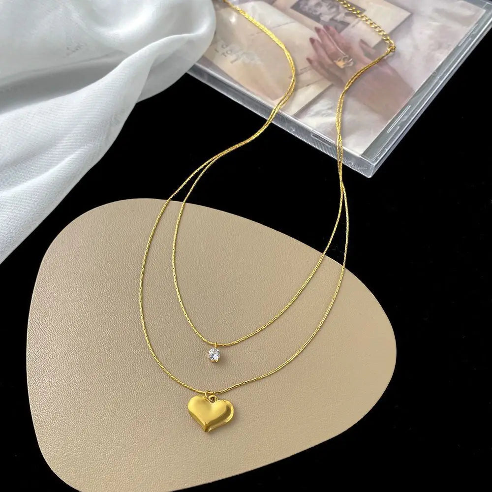 Double Layer  Exquisite Pendant