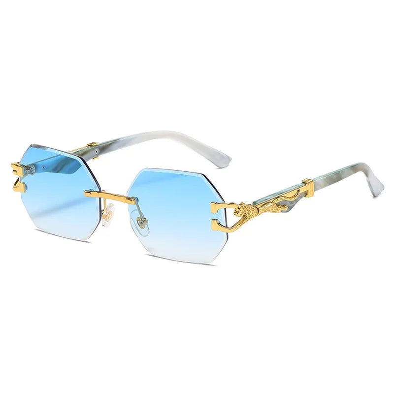 Rimless Designer Eyewear UV400 Shades