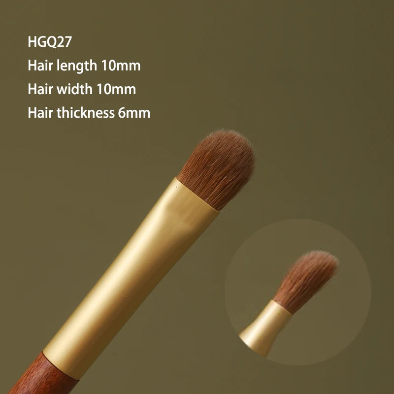 Professional Handmade Eye Shadow Brush African Rosewood
