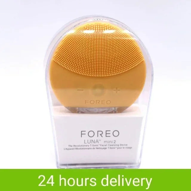 mini2 silicone facial cleansing brush waterproof, level 8