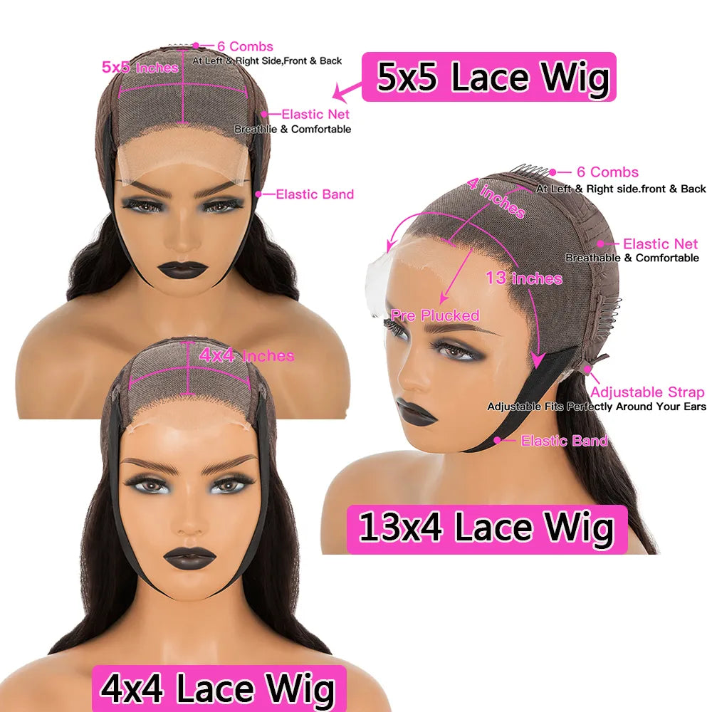 Bob Wig 13x4 Lace Frontal 180% Density