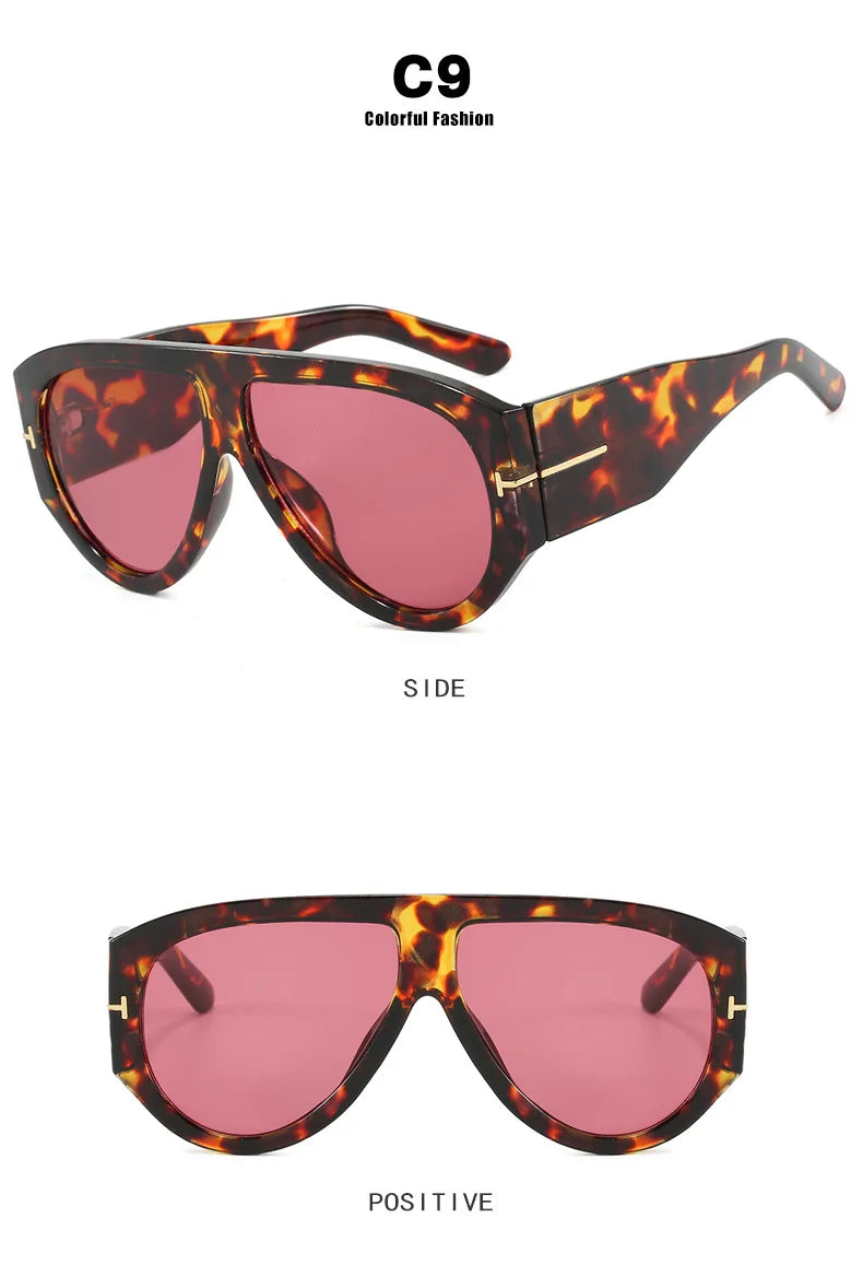 Oval Shape Trendy Street Shoot Shades - UV400