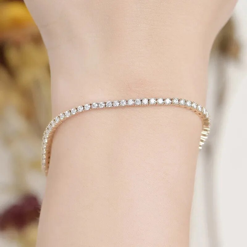 Moissanite 925 Silver Wedding Party Jewelry