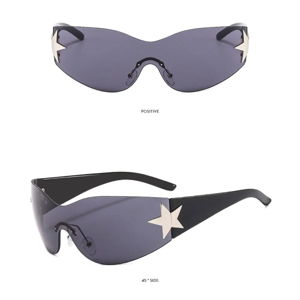 Rimless Punk Luxury Five Star Eyewear