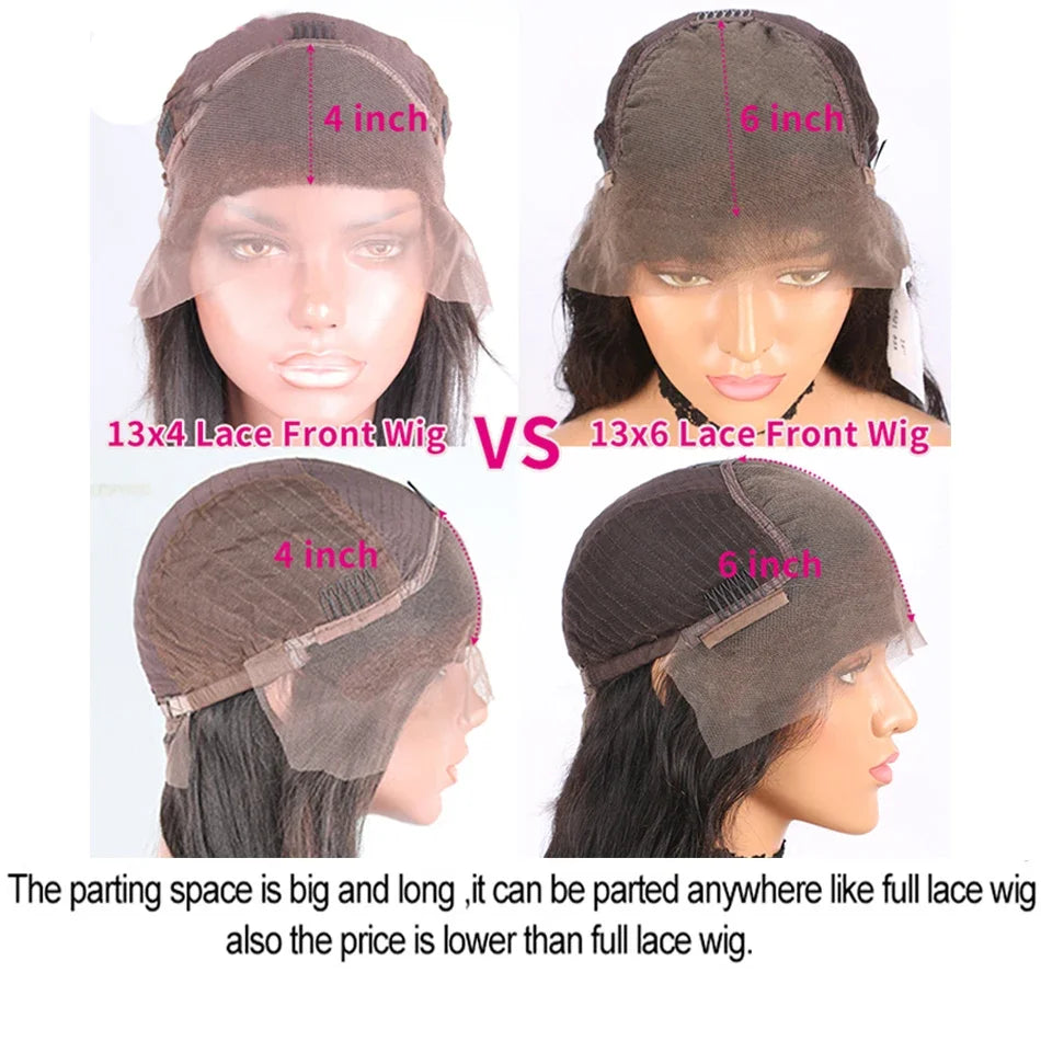 13x6 HD Lace Front Pre Plucked