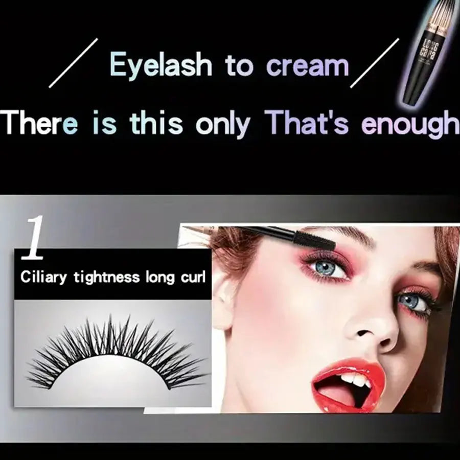 Waterproof 4D Mascara Thick Long Smudge-proof