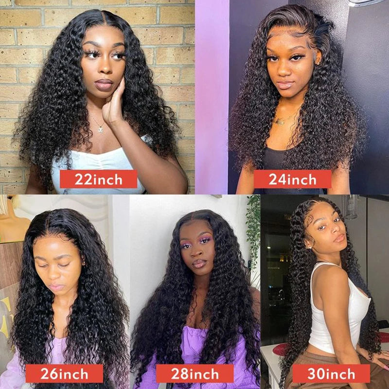 Water Wave  13x4 13x6 Lace Front Wigs Human Hair | Malaysia  Curly Wave