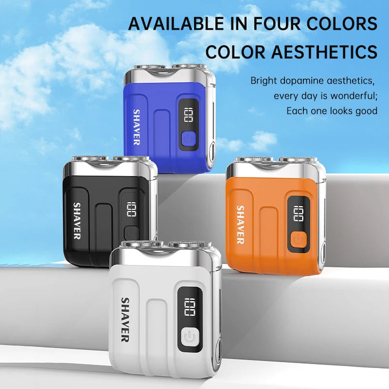 Digital Display Dual Blade Rechargeable Shaver