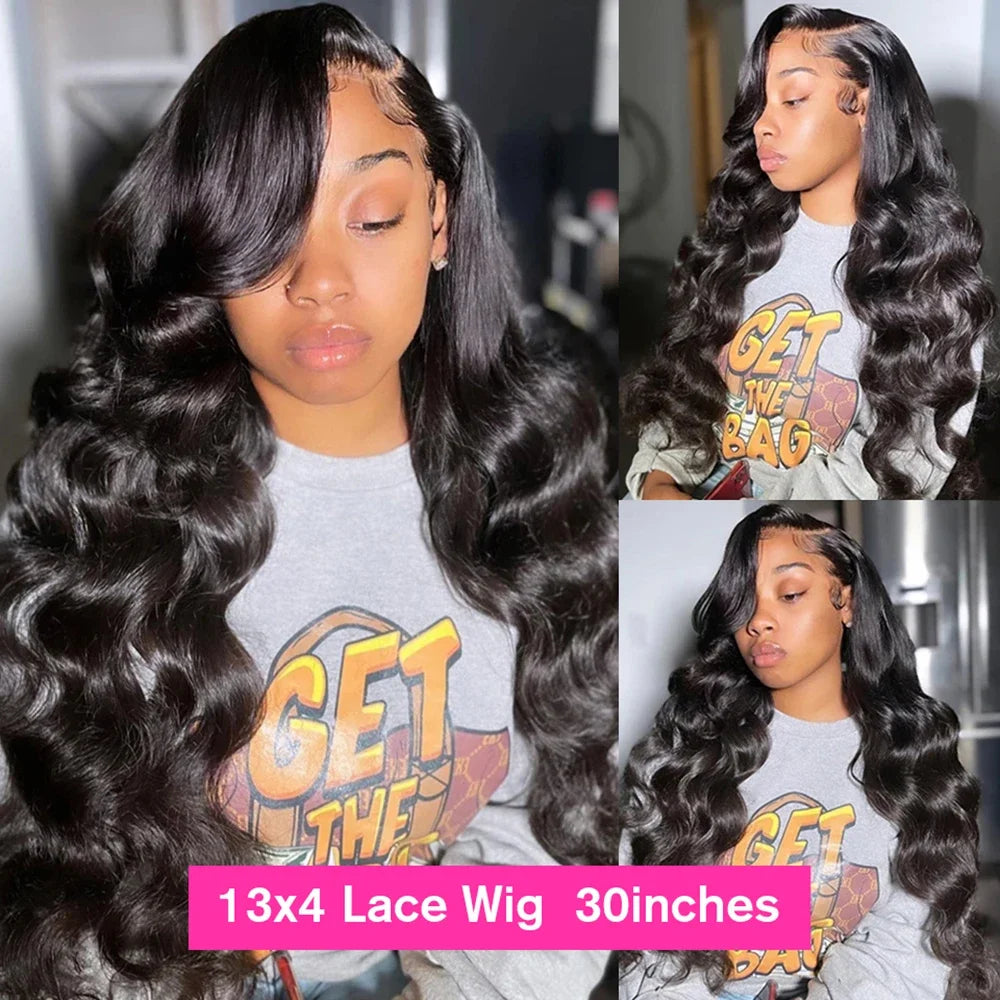 100% Human Hair | 280 Density Bone Straight | 13X4 Transparent Lace Front