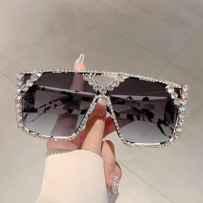 Rhinestone Trendy Decoration Sun Shades