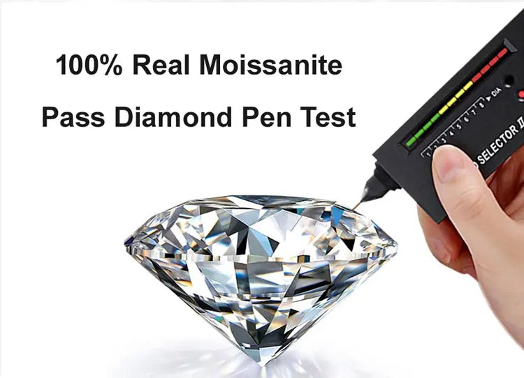 TEN CARATS 0.5-2CT Moissanite S925 sterling silver