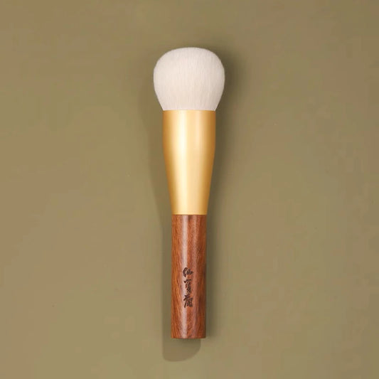 Rounded Face Powder Brush African Rosewood