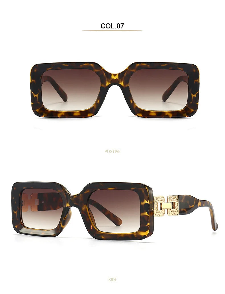 Square Retro Sunglass - UV400