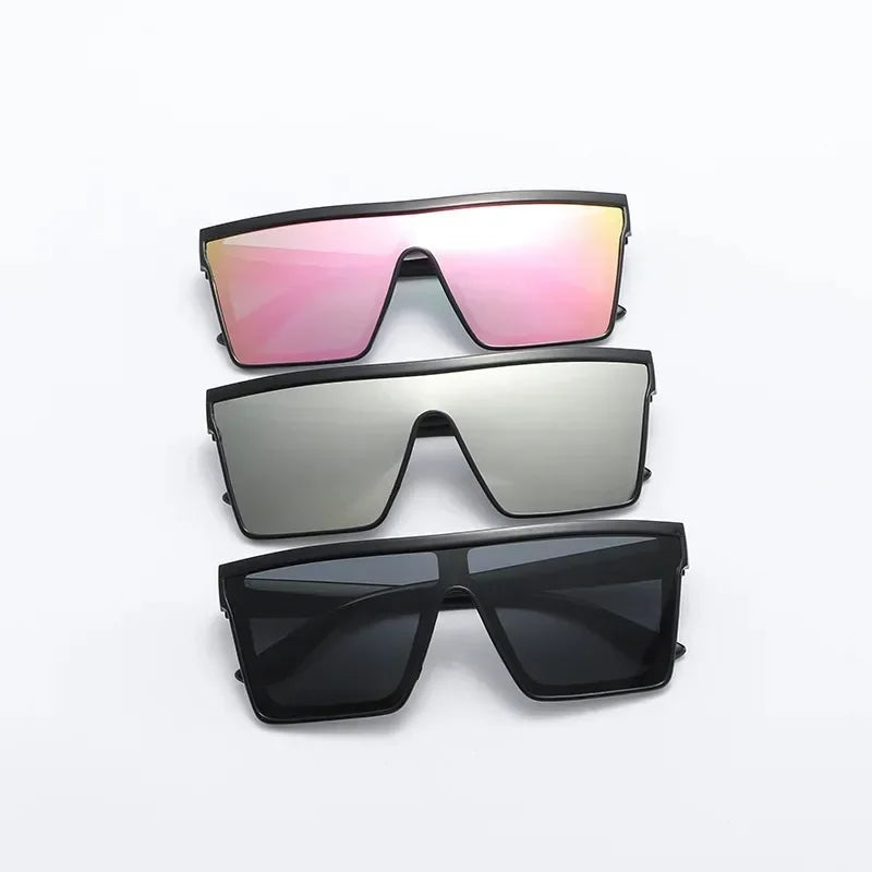 Retro cyberpunk Color Film Sunglasses