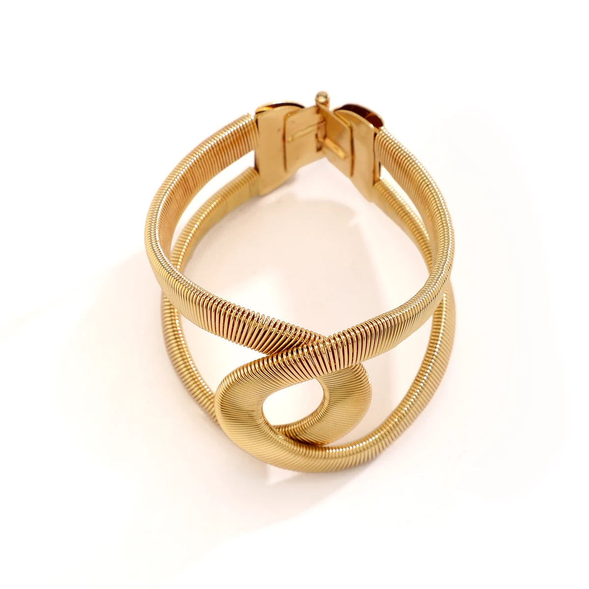 Exaggerated Twisted Arm Bracelet