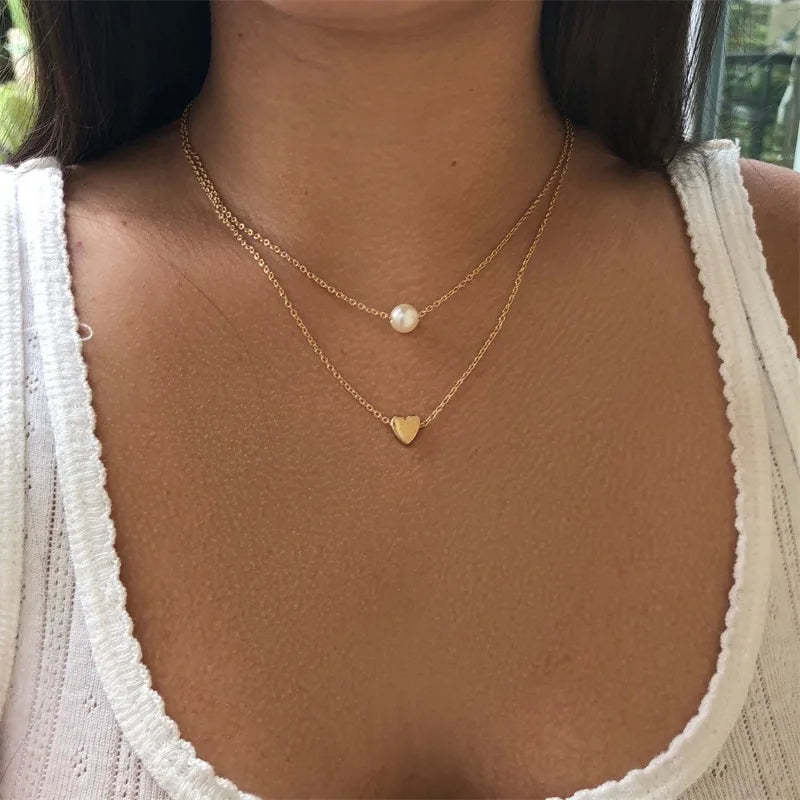 Round Stick Pendant Necklace