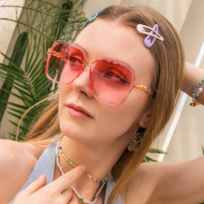 Square Trendy Gradient Outdoor Shades