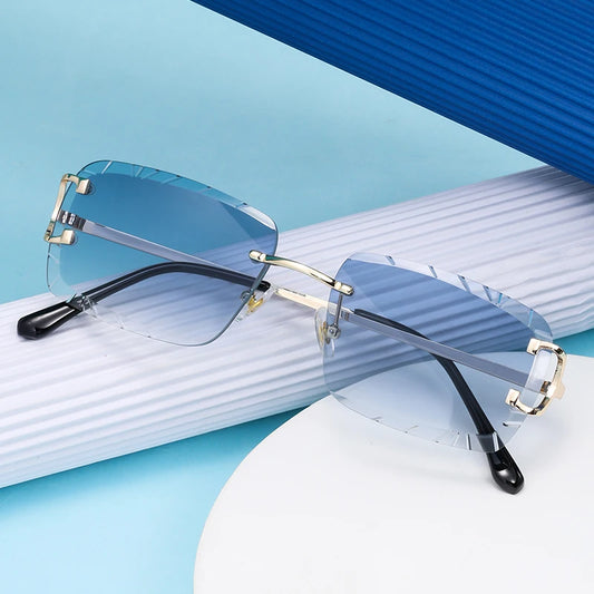 Square rimless street shot